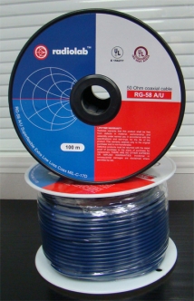 RG-58C/U  PVC (black) кабель roll 100m