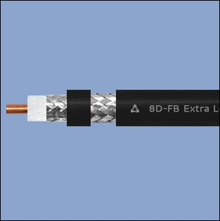 8D-FB PVC (black) кабель