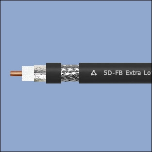 5D-FB PVC (black) коаксиальный кабель, цена за 1 метр