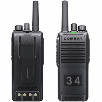 COMBAT Т-34 UHF-3100  профессиональная, 400-470 мГц, 10 ватт, 3100 мАч