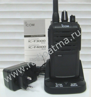 ICOM IC-F3003 #53 (#54) 146-174 МГц, 5 Вт, 16 кан., IP54, Li-Ion BP-298