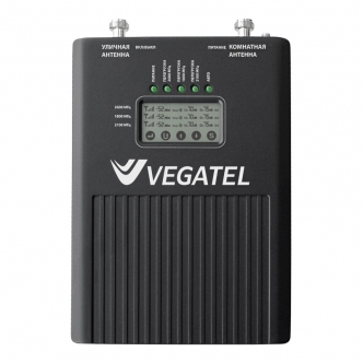 VEGATEL  VT3-1800/2100/2600 (LED) черный корпус с экраном