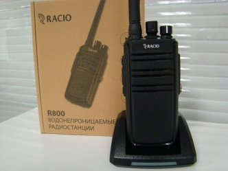 Racio R800  400-520 МГц, 16 к, акк. 3000 мАч, 10 Вт, стандарт защиты IP67