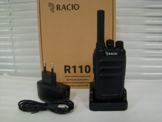 Racio R-110  NEW!!!  400-470 МГц, 2 Вт, 16 кан.,АКБ 3000 мАч, ЗУ micro USB