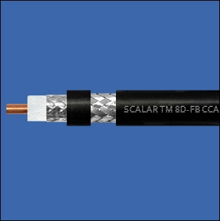 8D-FB CCA PVC (black) кабель
