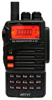 АРГУТ А-36  речной диапазон 300-339 мГц, АКБ Li-Ion 1500 мАч